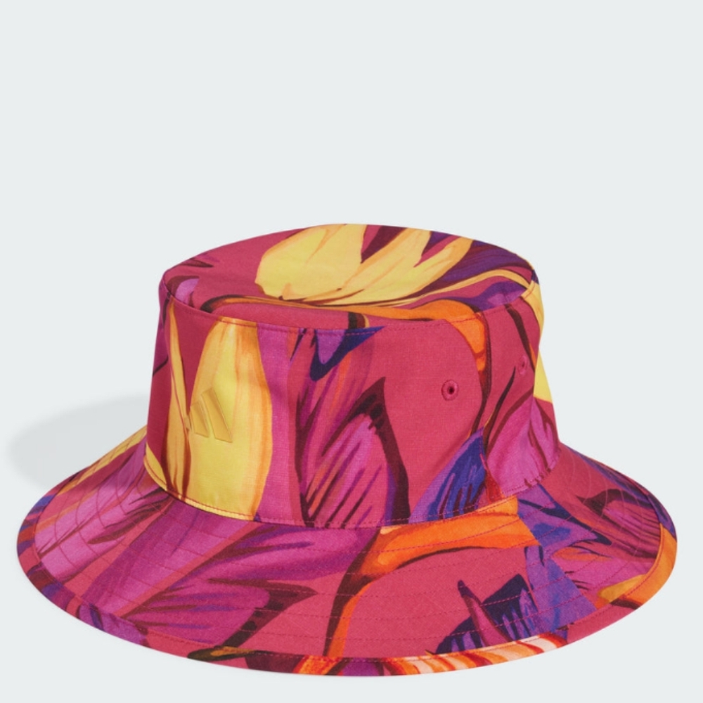 NWT FARM Rio Reversible Bucket Hat Adidas Collab Multicolor Tropical Print - Picture 8 of 8